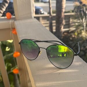 Quay Green Ombre Aviators
